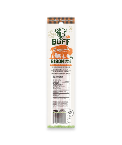 Bâtonnets de collation de bison BUFF